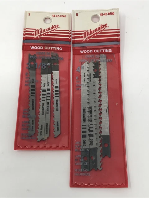 Milwaukee 48-42-0500 4-Inch High Speed Universal Jig Saw Blade 6 TPI (4 Pack )