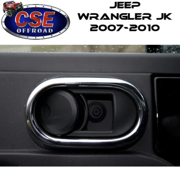Chrome Door Handle Trim for Jeep Wrangler JK 2007-2010 11156.20 Rugged Ridge