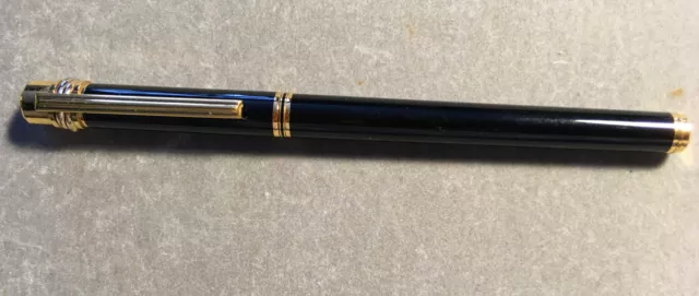 Must de Cartier Trinity Fountain Pen Black 18K