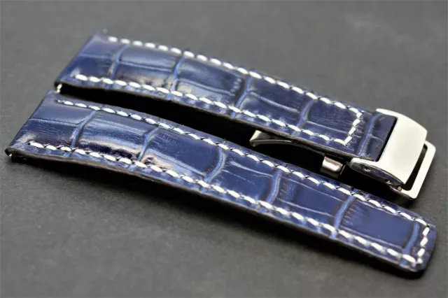 Breitling 24mm leather strap clearance