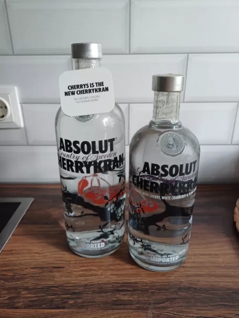 Absolut Vodka Cherrykran 1000ml Plus 750ml Neu