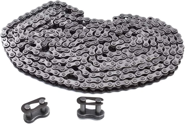 New #35 Roller Chain 10 Feet with 2 Connecting Links Fit for Go Kart Mini Bike