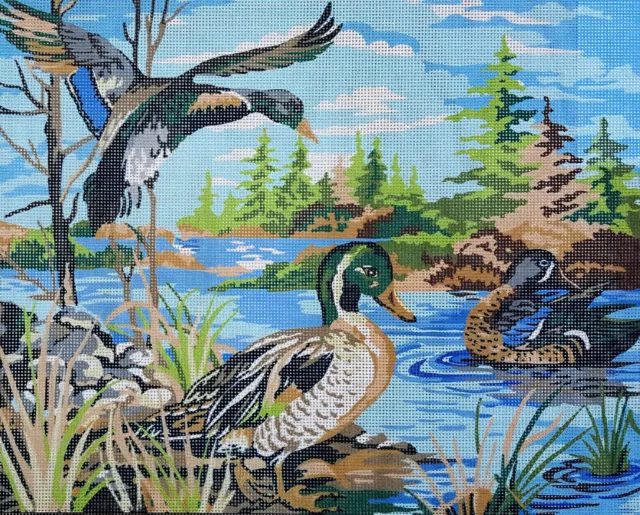 Needlepoint Tapestry Painted Canvas Gobelin 11535 20"x24" Collecrtion DArt