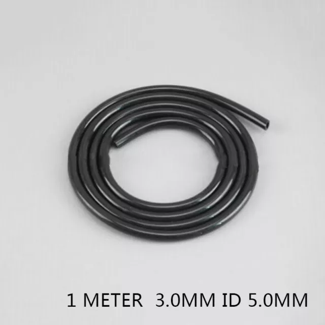 High Performance 1m Black Fuel Petrol Hose for Strimmers and Garden Tools