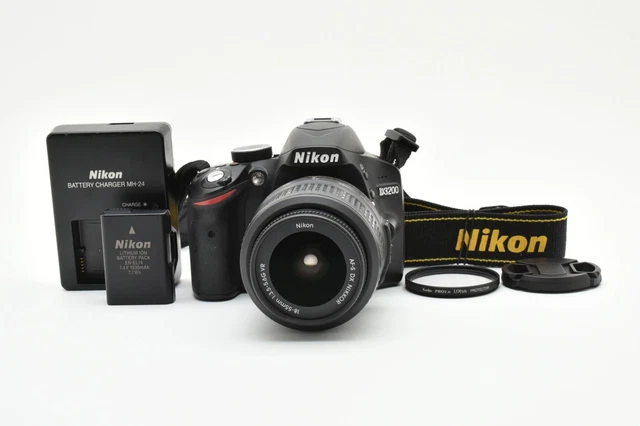 NIKON D3200 DSLR + 18-55mm VR Lens – Perfect Starter Kit