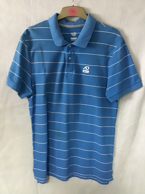 NIKE THE ATHLETIC Dept Blue Striped Polo Shirt EUR 13,73 PicClick FR