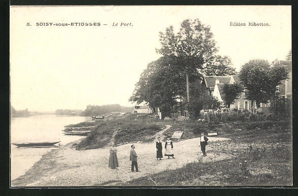 CPA Soisy-sous-Etiolles, Le Port