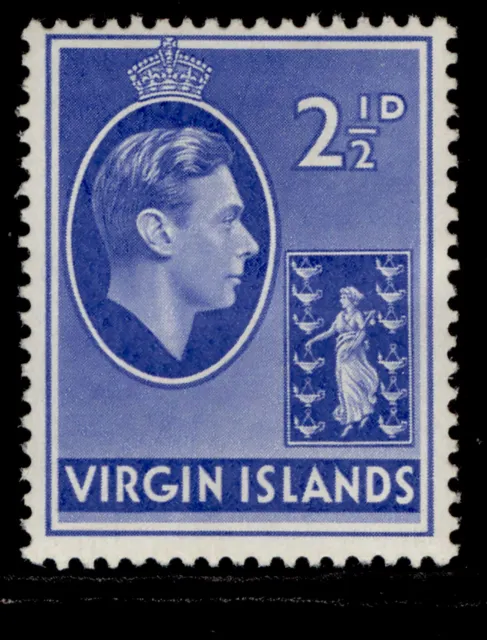 BRITISH VIRGIN ISLANDS GVI SG114a, 2½d ultramarine, M MINT. ORDINARY