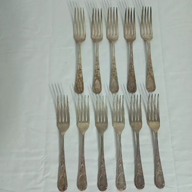 Cavalier Epns Vintage  Fork  Set X 11 Sheffield England Collectors