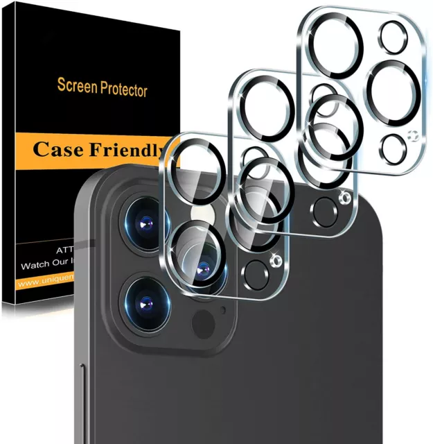 VERRE TREMPÉ ARRIÈRE Protection Caméra pour iPhone 13 Pro 14 12