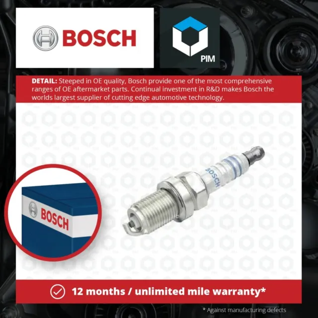 Spark Plugs Set 4x 0242245536 Bosch 60597490 MDF000005C MKP00095 5962L9 1120827