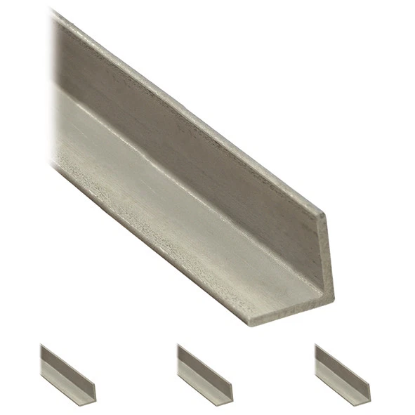 ANGOLO QUADRATO 10 mm INOX SPAZZOLATO 1 pz