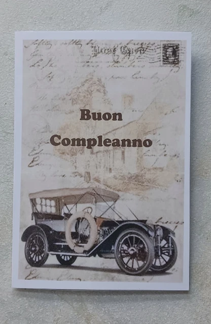 🐬 Compleanno Maschio Biglietto Auguri  Con Busta