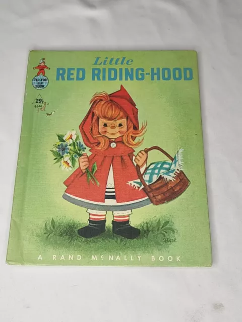 VTG c1958 Little Red Riding Hood A Rand McNally Tip Top Elf ILLUS. HC Book