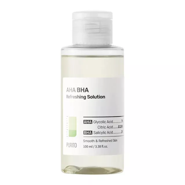 Purito AHA BHA Exfoliating Tonic Refreshing Solution, 100 ml