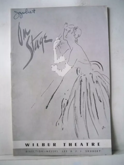 JAPHET Playbill ERNEST TRUEX / VICKI CUMMINGS Tryout BOSTON Flop 1948