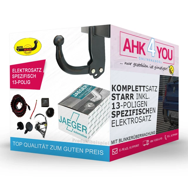 AUTOHAK AHK für Fiat Tipo SW Kombi ab 16 starr + 13-pol JAEGER ES SPEZ