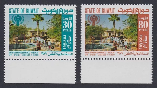 Kuwait Intl Year of the Child 2v Margins 1979 MNH SG#819-820 Sc#776-777
