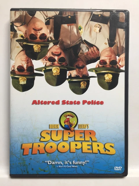 Super Troopers [2001] (DVD,2002,Widescreen) Brian Cox,Fantastic! USA!