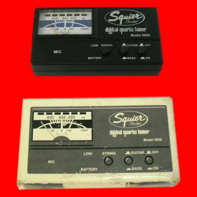 Fender Squire Model 5006 "Starcaster" Digital Quartz Guitar Tuner Guitar & Bass
