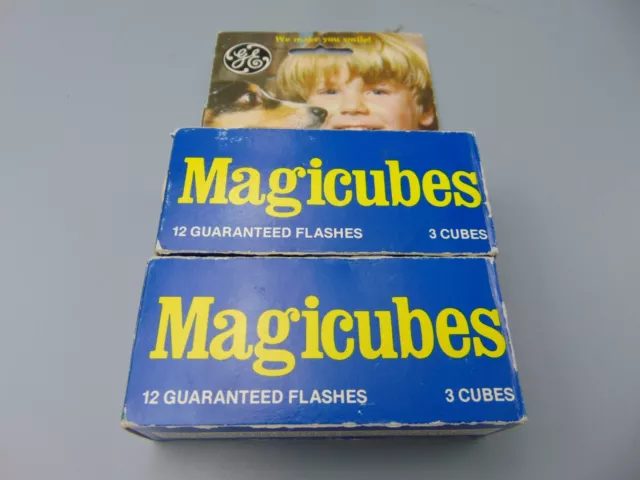 GE General Electrcic Magicubes Flash Cubes / 3 Cubes Total - 99