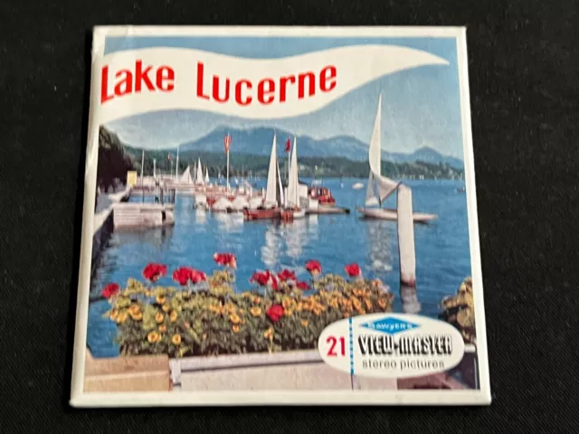 Sawyer's View-Master #C134  LAKE LUCERNE, SWITZERLAND c. 1965 Issue