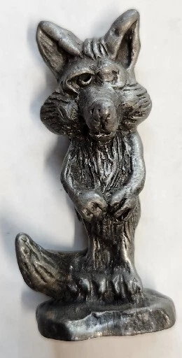 Pewter Coyote Figurine