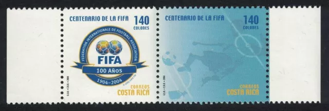 SALE Costa Rica FIFA Football Association pair 2004 MNH SG#1772-1773 CV£5.-