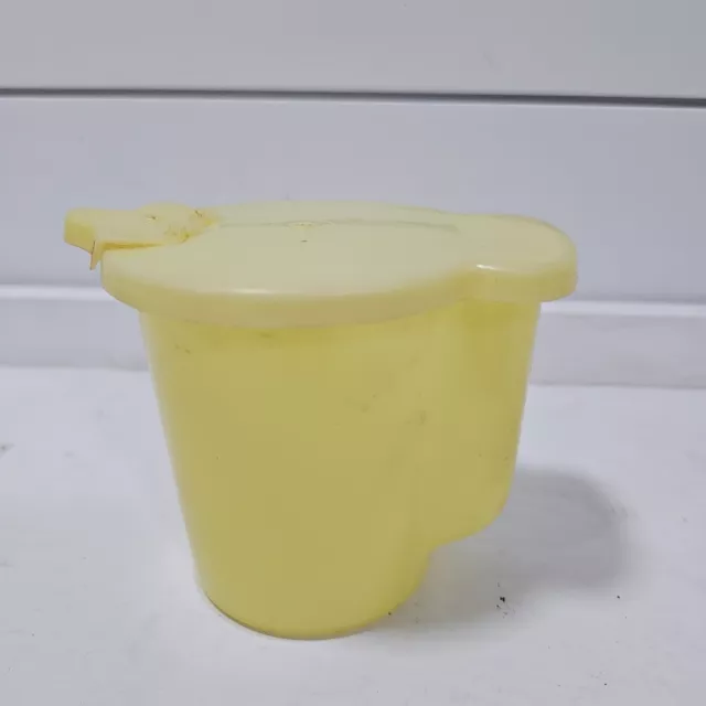 Vintage Tupperware Sugar Or Creamer Container Double Flip Top Lid