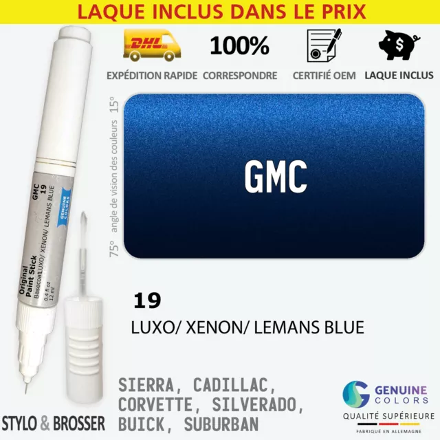 Exterior 19 Bleu Stylo Retouche Peinture pour GMC 933L 988L GTS Reparation Stylo