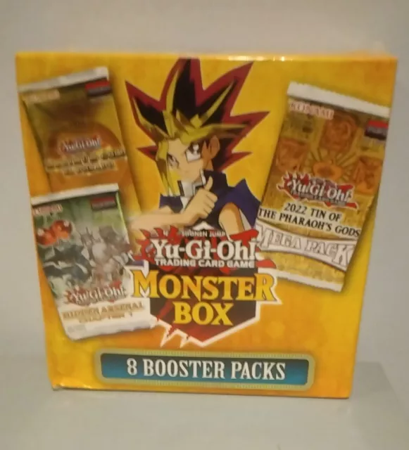 Yu-Gi-Oh! Monster Box 2023 Includes 8 Booster Packs Brand New & Sealed!