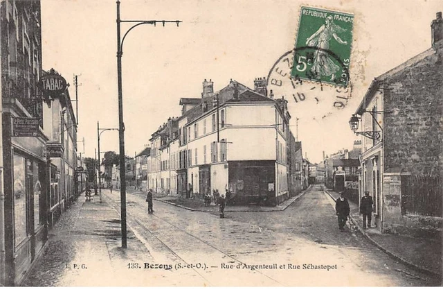 95 - BEZONS - SAN31305 - Rue d'Argenteuil et Rue Sébastopol