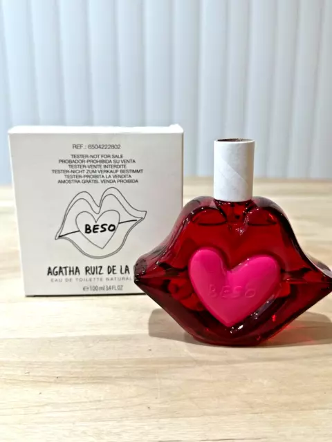 BESO Agatha Ruiz de la Prada EDT Spray 100ml  3.4 Oz TESTER WOMAN