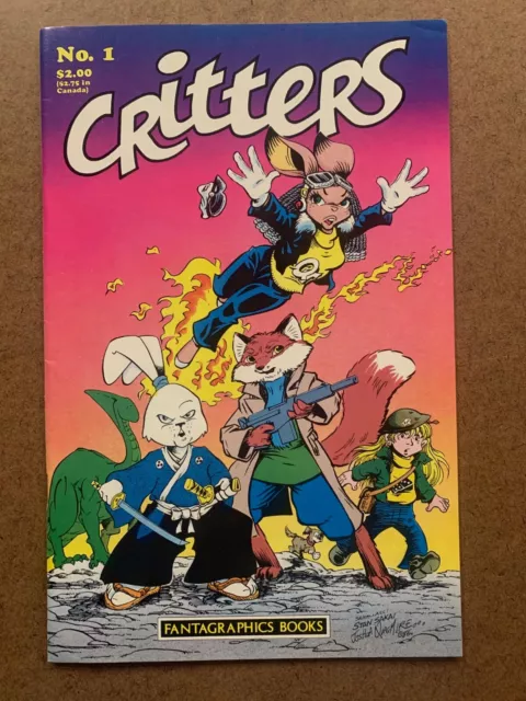 Critters #1 (1986) Fantagraphics Comics Usagi Yojimbo - Excellent Condition