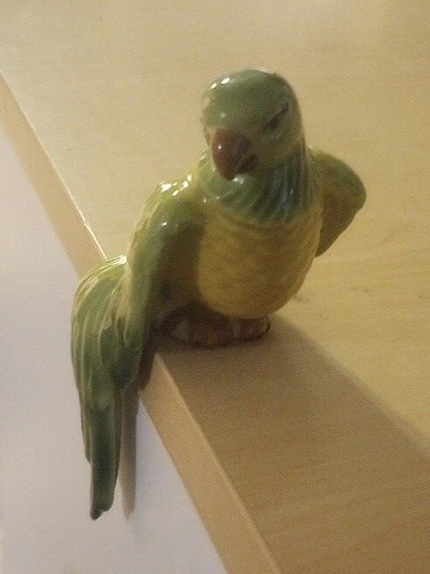 Ceramic Arts Studio Pete the Parrot Shelf Sitter Figurine Madison, Wi