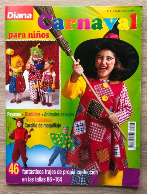 MAGAZINE REVISTA N7 DIANA Carnaval disfraces niños kids sewing