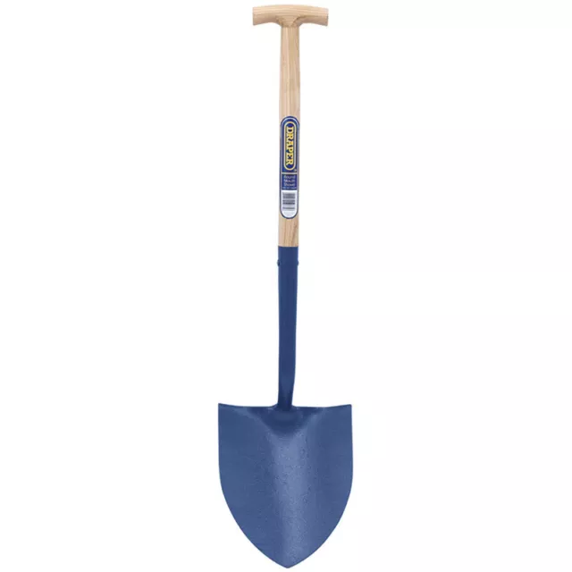 DRAPER Solid Forged Round Mouth T-Handle Shovel with Ash Shaft [10875]