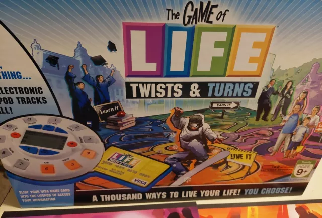 Game of Life Twists and Turns - 2007 - Milton Bradley - Great