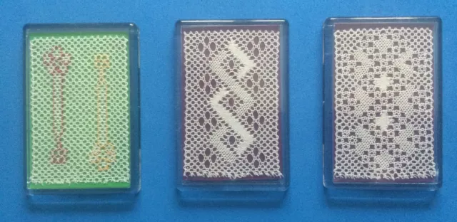 Bobbin Lace Fridge Magnet Kit. 3 New Designs by Harlequin Lace. Quick Kits