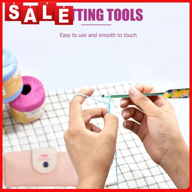 Set 14 Uncinetti Ergonomici Con Manico Morbido - 2mm-10mm + Accessori Per Maglia | Regalo Ideale - Foto 10