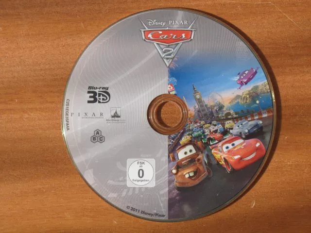 CARS 2    3D Blu-Ray (nur Disc)