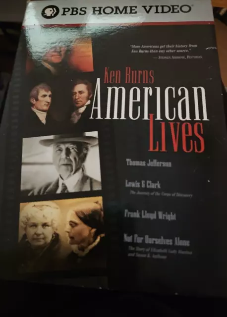 Ken Burns American Lives (DVD, 2005) 7 Documentaries, 9 Discs PBS COMPLETE