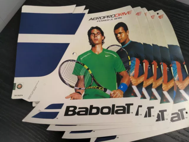 Babolat AeroPro Drive 2013 Racquet Placard Rafael Nadal Jo-Wilfried Tsonga