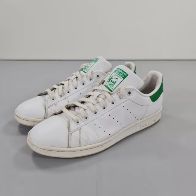 Adidas Stan Smith Herren Turnschuhe weiß grün 11 UK 46 EU niedrige Turnschuhe M20324