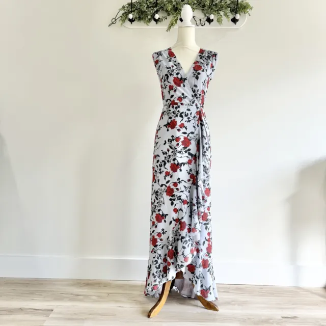 anthropologie Yumi Kim Floral Wrap Maxi Dress XS