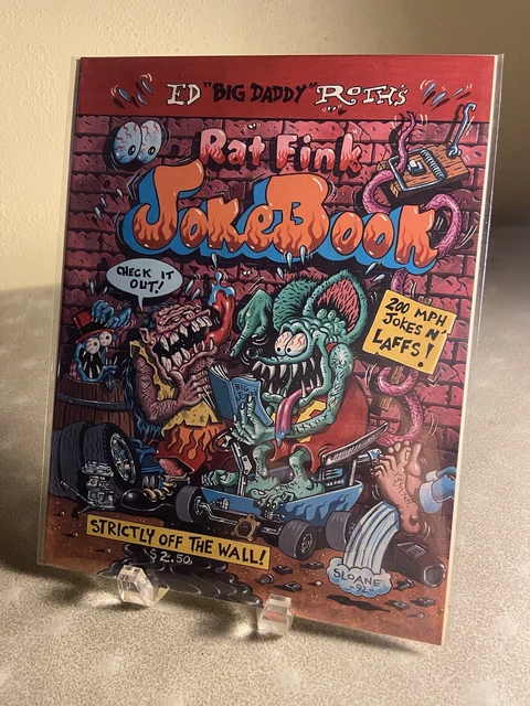 RAT FINK COLORING Book Rare Oversized Comic RK Sloane Ed Big Daddy Roth ...