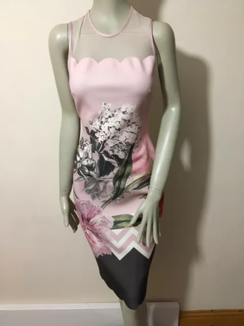 TED BAKER ARIONAH dress size 1 39.00 PicClick UK
