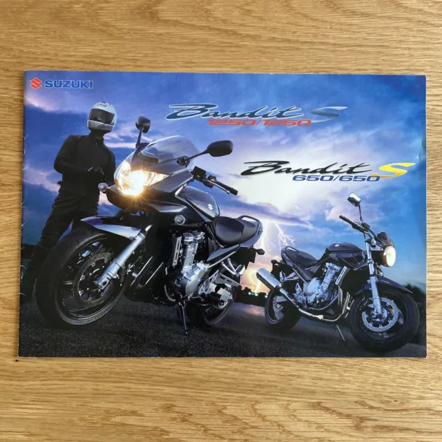 Suzuki Bandit S 650/1250 depliant pubblicitario originale brochure moto 2007