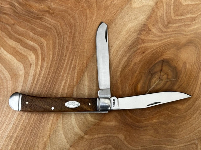 HOOEY HK104 POCKET knife 2 blade trapper excellent condition $22.50