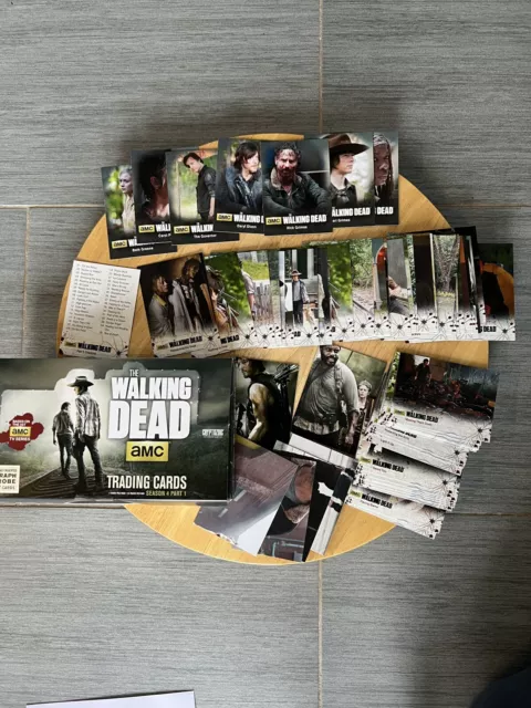 The Walking Dead Season 4 Part 1 Trading X 62 cards Open Hobby Box Cryptozoic